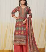 Stylee lifestyle multi muslin digital printed dress material