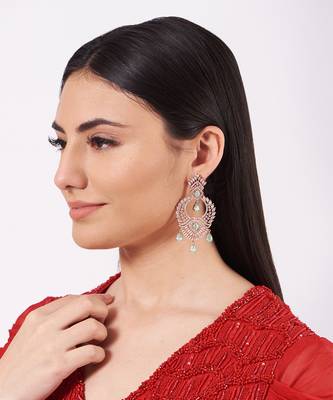 Gold Drop Chandbali Earrings 1