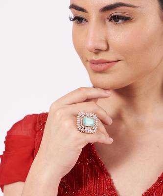 Eternity Stone Turquoise Ring 1