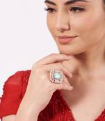 Eternity Stone Turquoise Ring