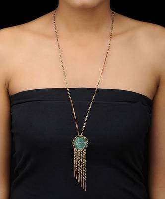 Tasseled Coin  Necklace 1