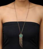 Tasseled Coin  Necklace