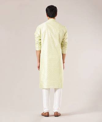 Lime Green Kurta Sets 2