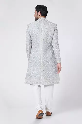 Pigeon Blue Sherwani