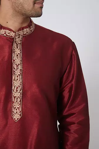 Red Kurta Set
