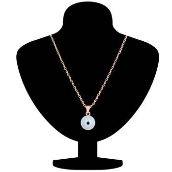 Mahi combo of evil eye pendant & bracelet with meenakari work for women (co1105592z) 2