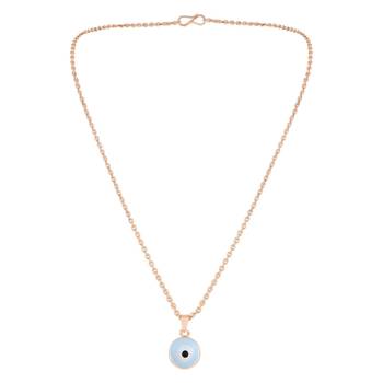 Mahi combo of evil eye pendant & bracelet with meenakari work for women (co1105592z) 4