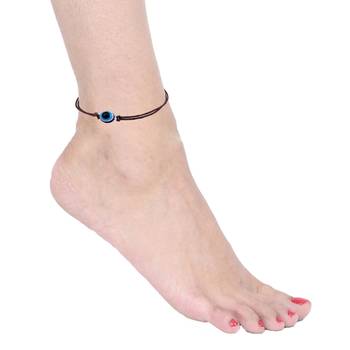 Mahi combo of evil eye pendant & anklet with beads for women (co1105583r) 2