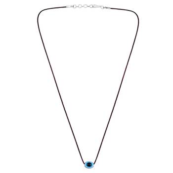 Mahi combo of evil eye pendant & anklet with beads for women (co1105583r) 5