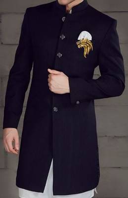 Mahi gold plated lion face shaped classic blazer pin brooch for men (bp1101113g) 2