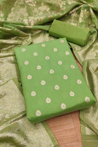 Elegance cotton jacquard salwar suit dress material collection