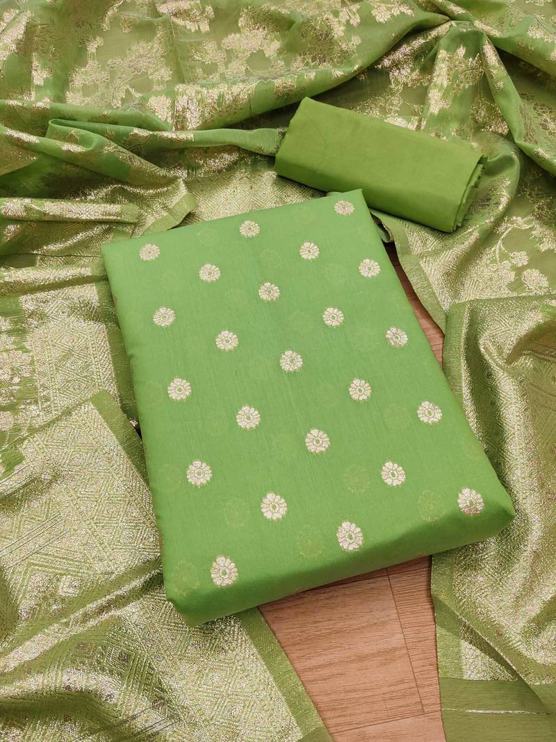 Elegance cotton jacquard salwar suit dress material collection