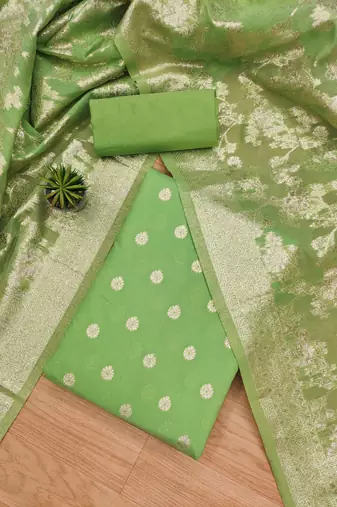 Elegance cotton jacquard salwar suit dress material collection