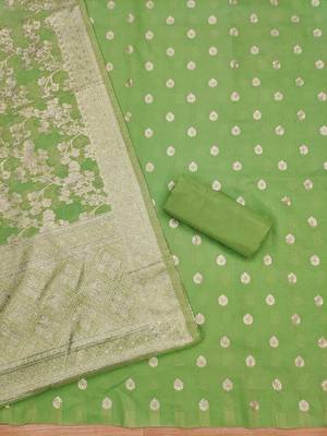 Elegance cotton jacquard salwar suit dress material collection 3
