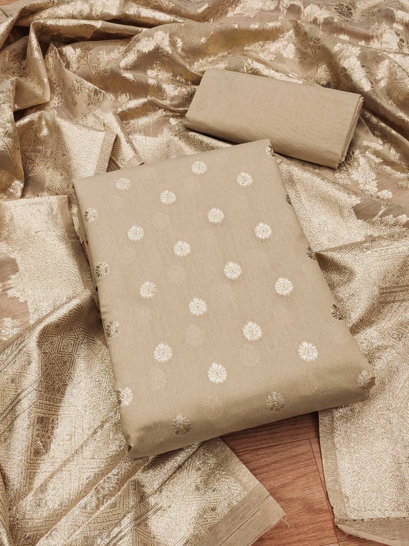 Elegance cotton jacquard salwar suit dress material collection