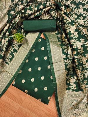 Elegance cotton jacquard salwar suit dress material collection 2