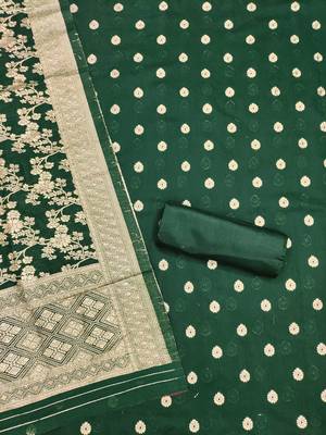 Elegance cotton jacquard salwar suit dress material collection 3