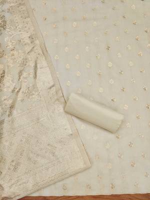 Elegance cotton jacquard salwar suit dress material collection 3