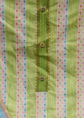Handloom cotton elegance unstitched salwar suit dress material 3