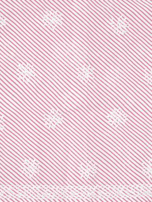 Ada Hand Embroidered White And Pink Cotton Lucknowi Chikankari Indian Women Unstitched Suit Piece - A211240 4