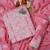 Hand Embroidered Salmon Peach Georgette Lucknowi Chikankari Indian Women Unstitched Suit Piece