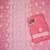 Hand Embroidered Salmon Peach Georgette Lucknowi Chikankari Indian Women Unstitched Suit Piece