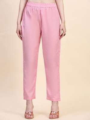 Trendmalls  Light Pink Georgette Sequence Embroidery Party Wear Kurta Pant with Print Dupatta Salwar Suit Set 7