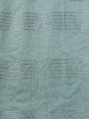 Salwar Studio Printed Grey Silk blend Unstitched Dress Material-Pack of 1. 4