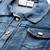 Aarika womens blue colour solid denim jacket