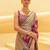 Kimisha women's wine silk woven saree with unstitched blouse piece