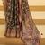 Kimisha women's dark green silk woven saree with unstitched blouse piece