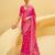 Kimisha women's rani silk woven saree with unstitched blouse piece