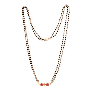 Golden mangalsutra 30" length 3