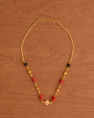 Orange mangalsutra 3