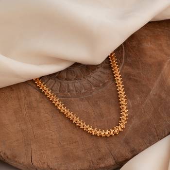  s balls chain medium length 24" with one gram gold 1