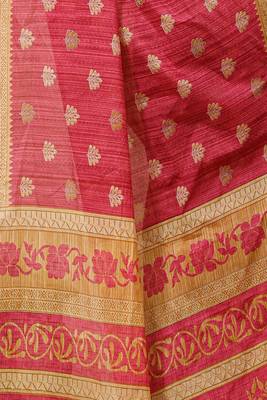 Esena Textiles | Women's 100% Pure Cotton Mul Mul Jute Graph Print and Kalamkari Butti saree 5