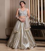 Silver Lehenga Set