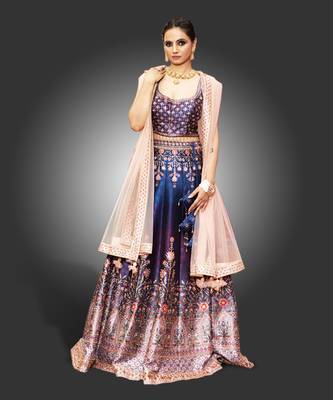 Blue Lehenga Set 3