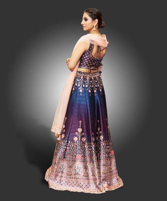 Blue Lehenga Set 4
