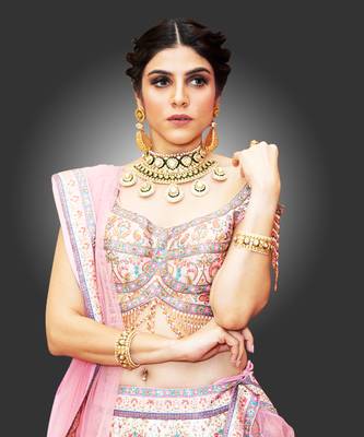 Pink Lehenga Set 3