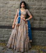 Grey Lehenga Set