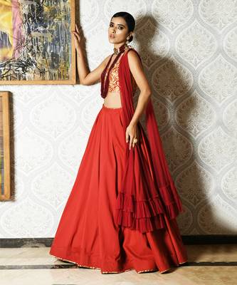 Red Lehenga Set 2