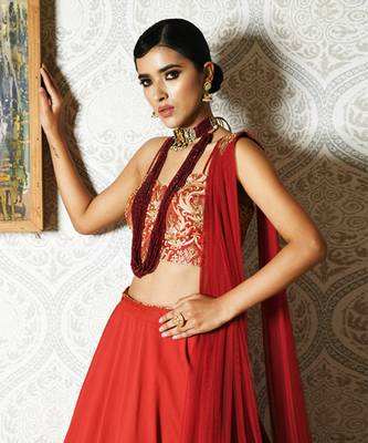 Red Lehenga Set 3