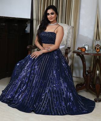 Blue Lehenga Set 1