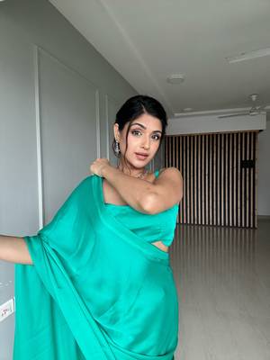 Hridaya Green Saree 3