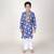 Jilmil boy's ethnic purple kurta with pant (set of 2)