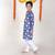 Jilmil boy's ethnic purple kurta with pant (set of 2)