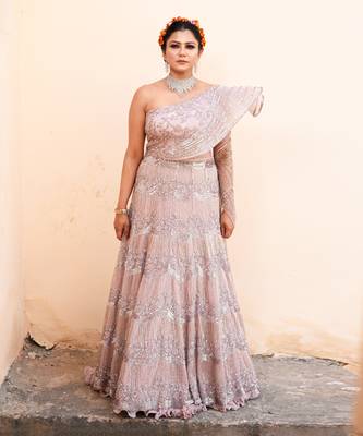 Peach Gown 1