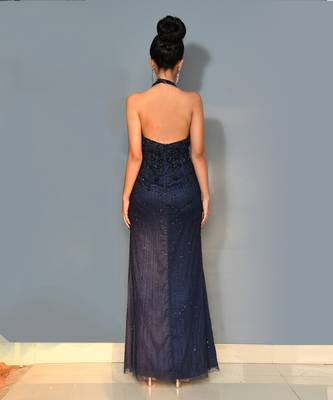 Navy Blue Gown 2