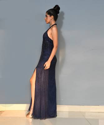 Navy Blue Gown 3